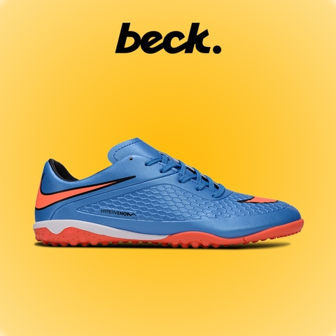Giày Bóng Đá Nike Hypervenom Phelon Xanh Cam TF
