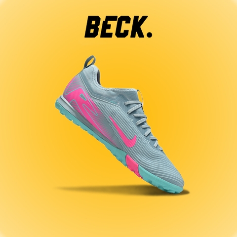 Giày Bóng Đá Nike Mercurial Vapor 16 Pro 2025 Xanh Xám Vạch Hồng Cổ Lửng HQ TF