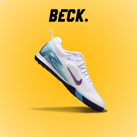 Giày Bóng Đá Nike Mercurial Vapor 16 Pro 2025 Hologram Trắng Xanh Cổ Lửng HQ TF