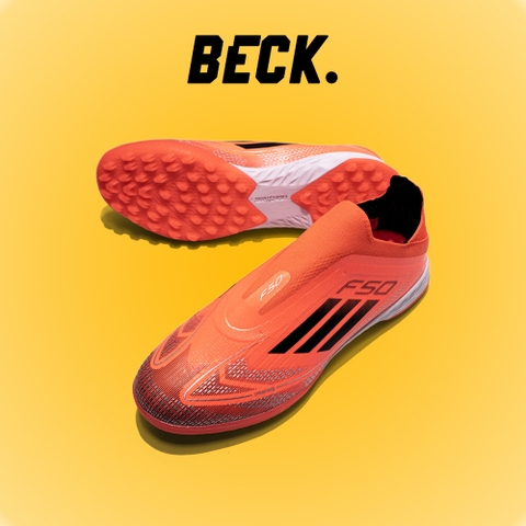 Giày Bóng Đá Adidas F50 Elite Laceless Đỏ Cam Không Dây TF