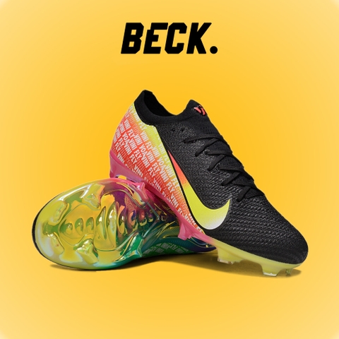 Giày Bóng Đá Nike Mercurial Vapor 16 Elite Vini Fly Đen Gót Xanh Cam HQ FG