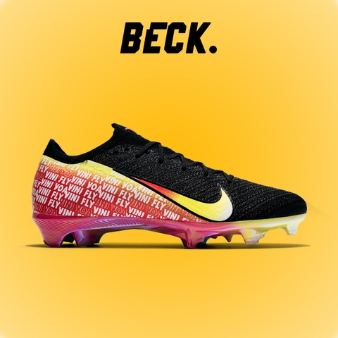 Giày Bóng Đá Nike Mercurial Vapor 16 Elite Vini Fly Đen Gót Xanh Cam HQ FG