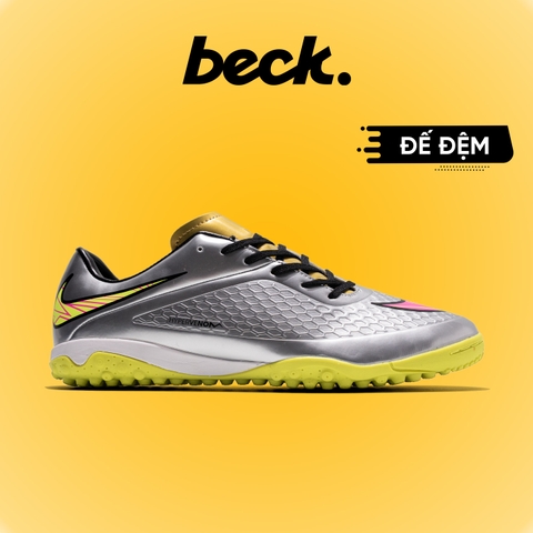 Giày Bóng Đá Nike Hypervenom Phelon Neymar Bạc Đế Đệm TF