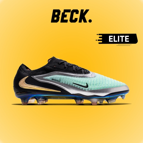 Giày Bóng Đá Nike Phantom 6 Elite Đen Xanh Ngọc Cổ Lửng HQ FG