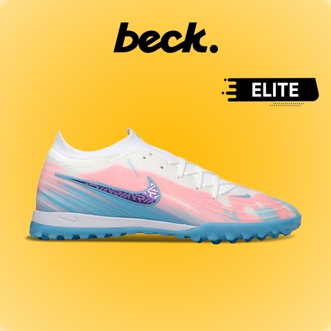 Giày Bóng Đá Nike Phantom GX2 Elite V1 Trắng Hồng Đế Xanh Biển Cổ Lửng TF