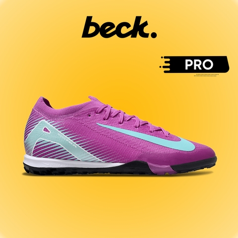 Giày Bóng Đá Nike Mercurial VAPOR 16 PRO Tím Vạch Xanh Ngọc Cổ Lửng HQ TF