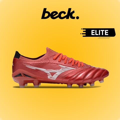 Giày Bóng Đá Mizuno Neo 4 Elite Đỏ Ruby Lưỡi Gà Liền FG