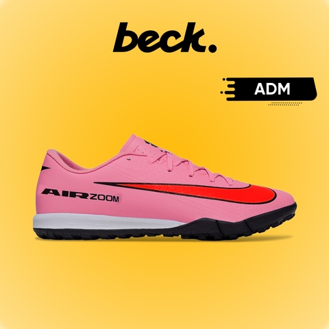 Giày Bóng Đá Nike Mercurial Vapor 16 Academy Đế Đệm Hồng Tím Vạch Đỏ TF