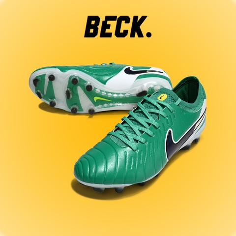 Giày Bóng Đá Nike Tiempo Legend 10 Elite Xanh Lá Vạch Đen Lưỡi Gà Liền HQ FG