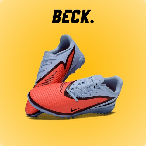 Giày Bóng Đá Nike Phantom 6 Academy Đỏ Xám Đế Đệm TF