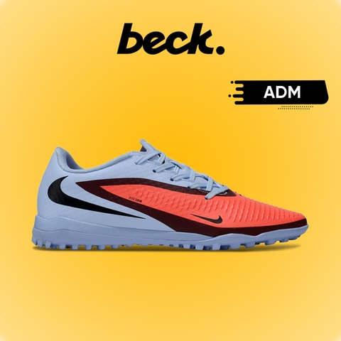 Giày Bóng Đá Nike Phantom 6 Academy Đỏ Xám Đế Đệm TF