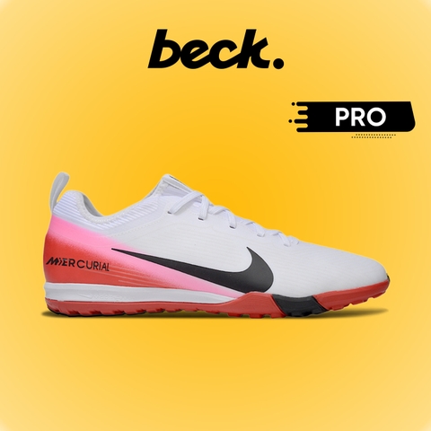 Giày Bóng Đá Nike Mercurial Vapor 16 Pro V2 Trắng Đế Đỏ Cổ Lửng TF