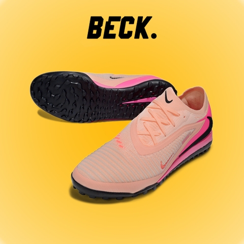 Giày Bóng Đá Nike Phantom 6 Elite Cam Gót Hồng Cổ Lửng HQ TF