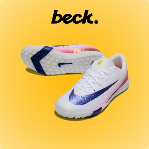 Giày Bóng Đá Nike Mercurial Vapor 16 Academy Đế Đệm Trắng Gót Hồng Đỏ TF