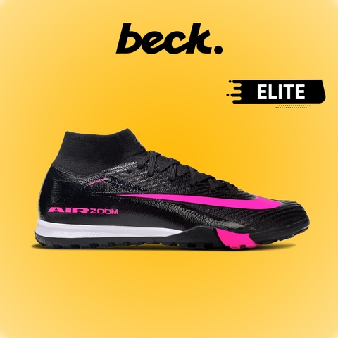 Giày Bóng Đá Nike Mercurial Superfly 10 Elite Đen Hồng Cổ Cao TF