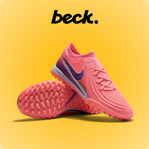 Giày Bóng Đá Nike Phantom GX2 Elite V1 Hồng Vạch Tím Cổ Lửng TF