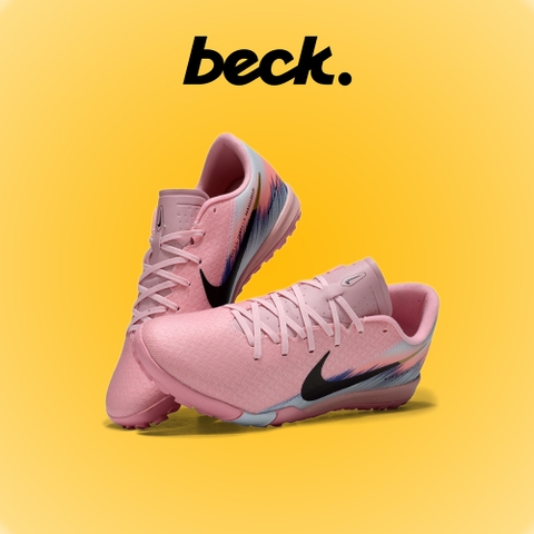 Giày Bóng Đá Nike Mercurial Vapor 16 Academy Đế Đệm United Hồng Gót Xanh TF