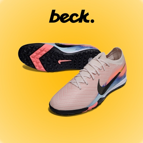 Giày Bóng Đá Nike Mercurial VAPOR 16 PRO United Cam Nhạt Gót Xanh Cổ Lửng HQ TF