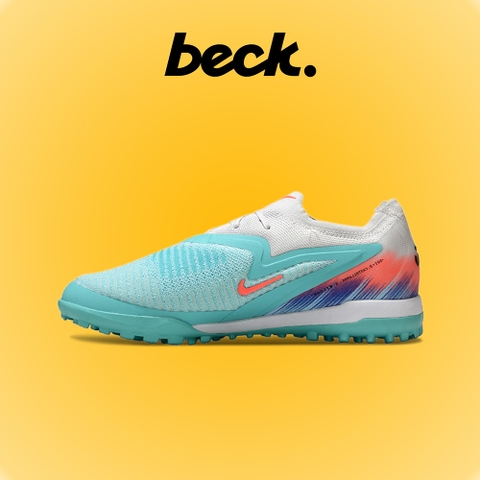 Giày Bóng Đá Trẻ Em Nike Phantom 6 Elite United Xanh Ngọc Cổ Lửng HQ TF