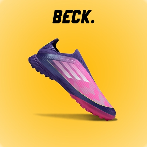 Giày Bóng Đá Trẻ Em Adidas F50 Elite LL Lamine Yamal Tím Hồng Không Dây HQ TF