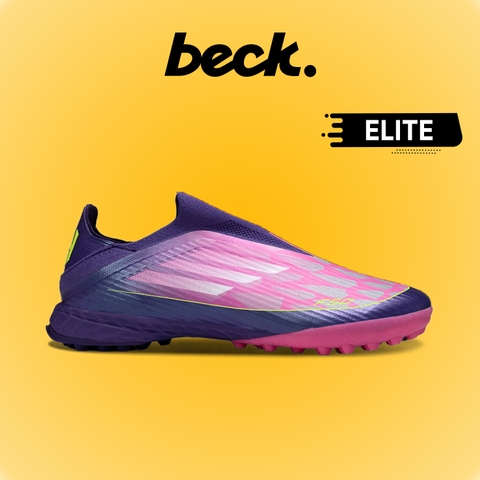 Giày Bóng Đá Adidas F50 Elite LL Lamine Yamal Tím Hồng Không Dây HQ TF