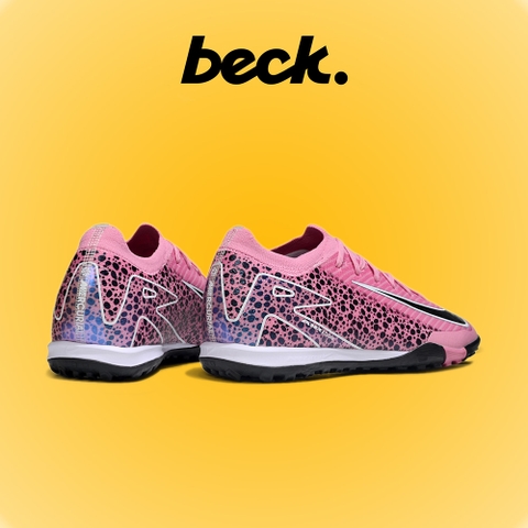 Giày Bóng Đá Trẻ Em Nike Mercurial VAPOR 16 PRO Safari Hồng Đen Cổ Lửng HQ TF