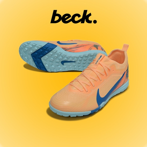 Giày Bóng Đá Nike Mercurial Vapor 16 Pro 2025 Mbappe Cam Vạch Xanh Biển Cổ Lửng HQ TF