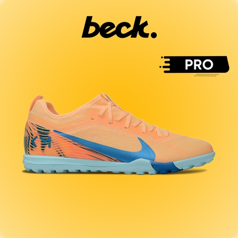 Giày Bóng Đá Nike Mercurial Vapor 16 Pro 2025 Mbappe Cam Vạch Xanh Biển Cổ Lửng HQ TF