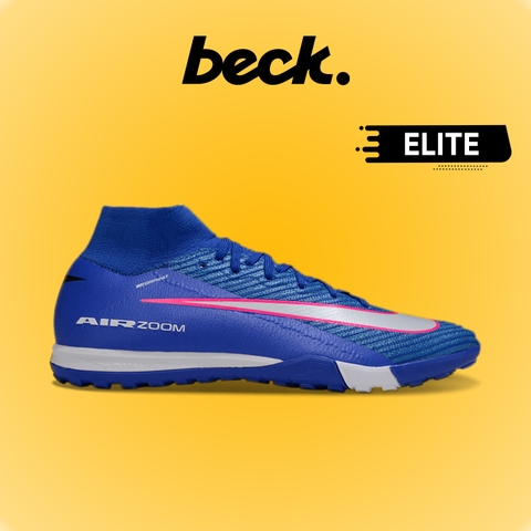 Giày Bóng Đá Nike Mercurial Superfly 10 Elite Xanh Coban Cổ Cao TF