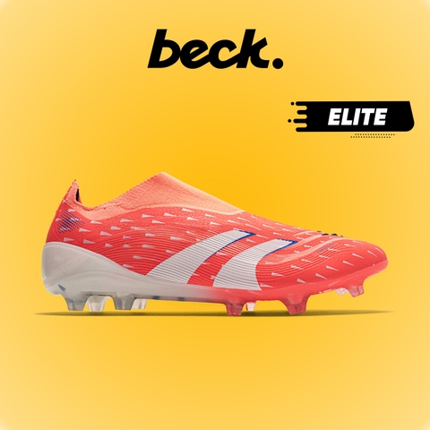 Giày Bóng Đá Adidas Predator 25 Elite LL Cam Xanh Biển Vạch Trắng Không Dây FG