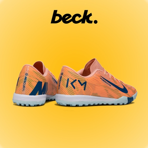 Giày Bóng Đá Nike Mercurial Vapor 16 Academy Đế Đệm Mbappe Cam Xanh Biển TF