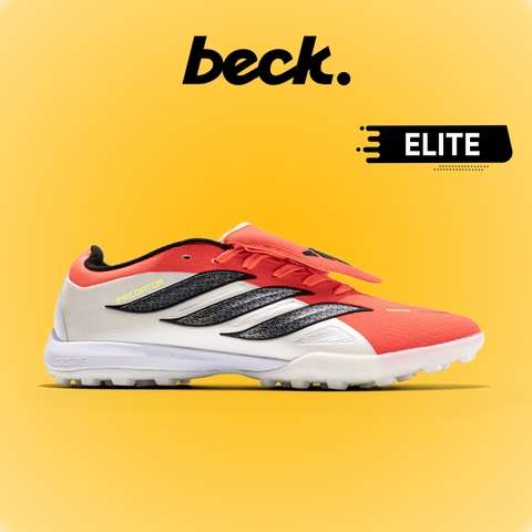 Giày Bóng Đá Adidas Predator 26 Elite Đỏ Trắng Lưỡi Gà Lật TF