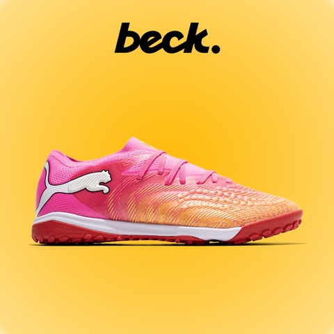 Giày Bóng Đá Puma Future 8 Ultimate Cam Gót Hồng HQ TF