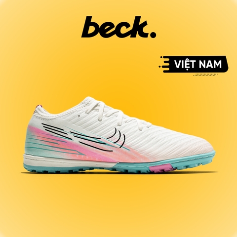 Giày Bóng Đá Winbro Mercurial 16 Pro SK Trắng Xanh Ngọc TF