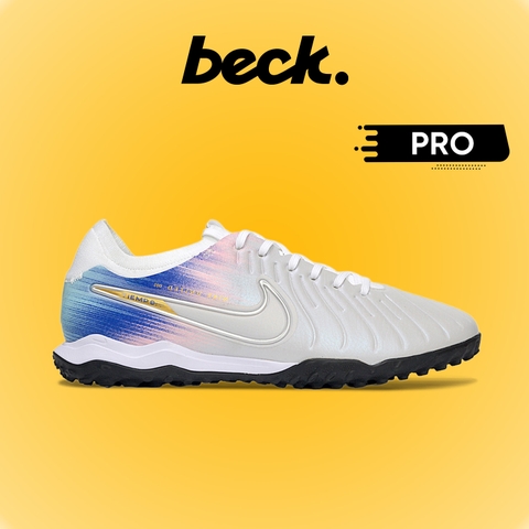 Giày Bóng Đá Nike Tiempo Legend 10 Pro United Xám Gót Xanh Biển Lưỡi Gà Liền TF