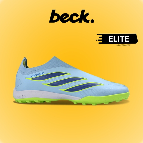 Giày Bóng Đá Adidas Predator 26 Elite LL Xanh Ngọc Không Dây TF