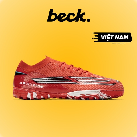 Giày Bóng Đá VN Mercurial Vapor 16 Elite Đỏ Trắng TF