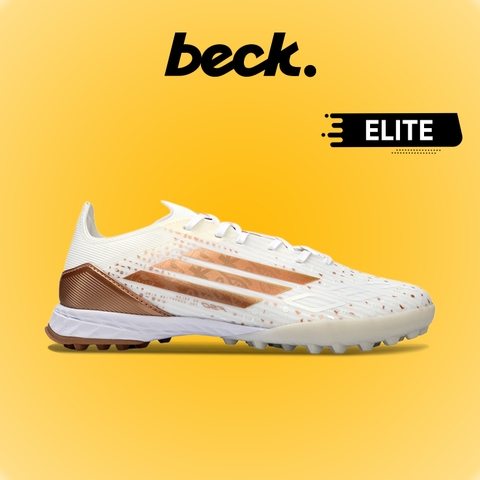 Giày Bóng Đá Adidas F50 Elite Mohamed Salah Trắng Vàng TF