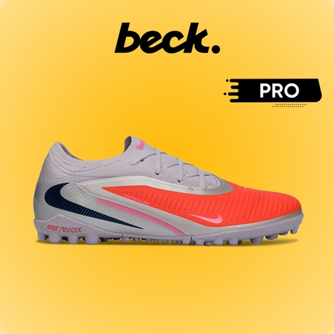 Giày Bóng Đá Nike Phantom 6 Pro United 2026 Xám Đỏ Hồng Cổ Lửng TF