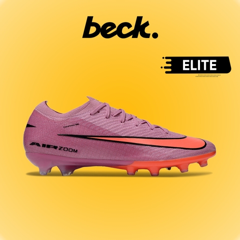 Giày Bóng Đá Nike Mercurial Vapor 16 Elite Hồng Tím Vạch Cam Cổ Lửng HQ AG