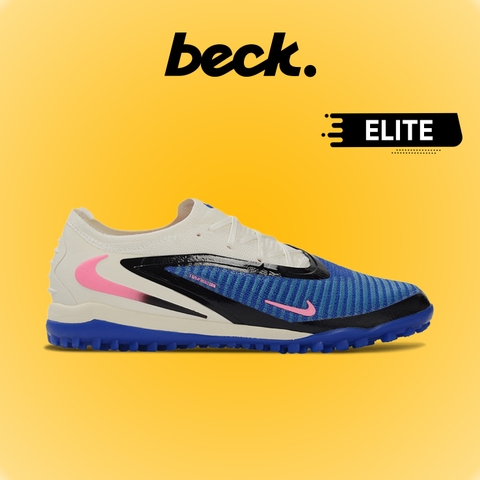 Giày Bóng Đá Nike Phantom 6 Elite V1 Xanh Coban Gót Trắng Cổ Lửng TF
