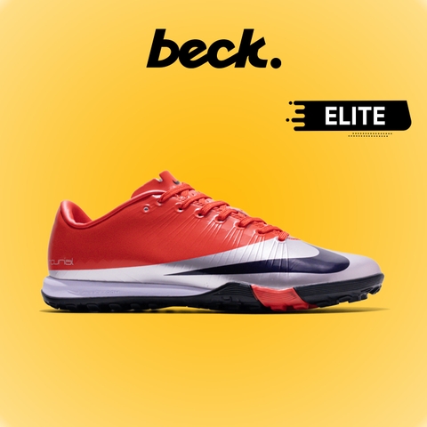 Giày Bóng Đá Nike Mercurial Superfly 1 Elite CR7 Đỏ Xám Đế Đệm HQ TF