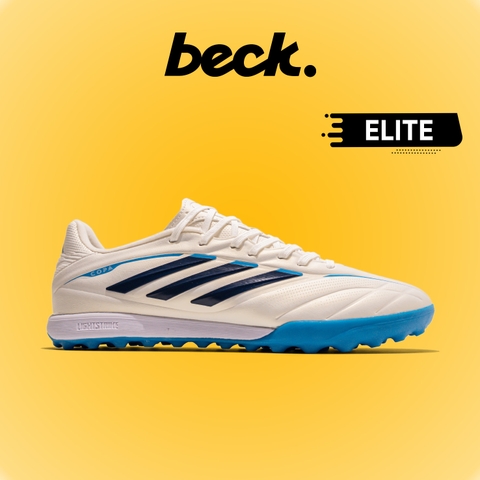 Giày Bóng Đá Adidas Copa Pure 4 Elite Trắng Đế Xanh Biển HQ TF