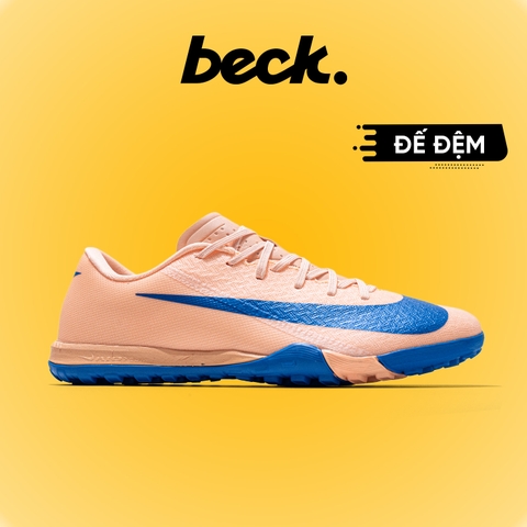 Giày Bóng Đá Nike Mercurial Vapor 16 Academy Cam Xanh Navy Đế Đệm TF