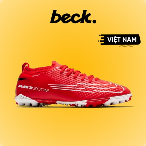Giày Bóng Đá VN Nike Mercurial Vapor 16 Elite TPU TF - Đỏ Trắng
