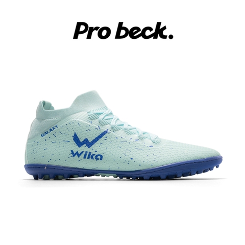 Giày Bóng Đá Wika Galaxy Light Cổ Lửng TF - Xanh Ngọc