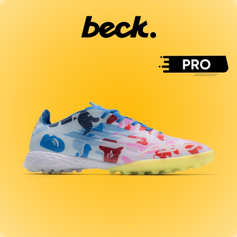 Giày Bóng Đá Adidas F50 BAPE Pro V1 Xanh Hồng Đế Chuối TF