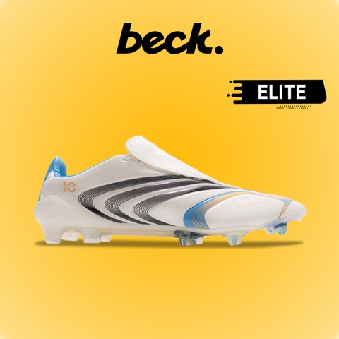 Giày Bóng Đá Adidas F50 Elite MESSI Tunit Trắng Đen Xanh Biển HQ FG