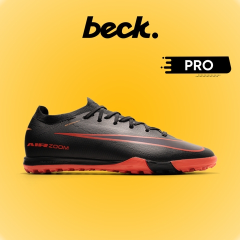 Giày Bóng Đá Nike Mercurial Vapor 16 Pro Đen Đế Cam Cổ Lửng HQ TF