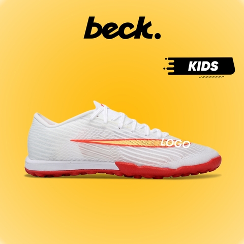 Giày Bóng Đá Trẻ Em Nike Mercurial Superfly 11 Elite Trắng Vàng Cổ Lửng TF